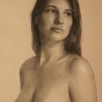 Contemplating Paige • Charcoal • 18