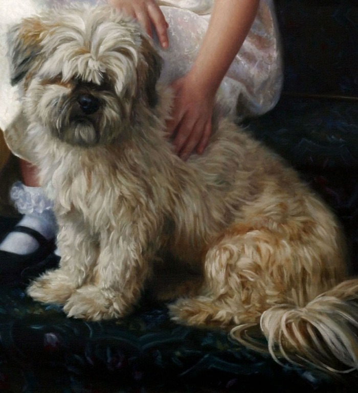 Detail of Henry the dog