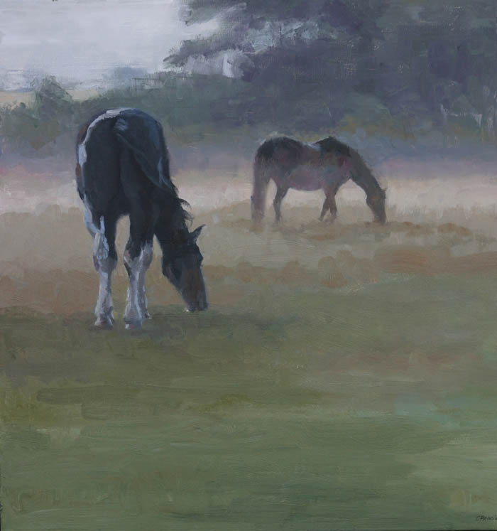 In The Mist • 16x16" oil on linen