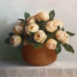 Nantucket Basket with Roses