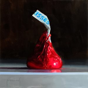Painting Auction - Red Kiss