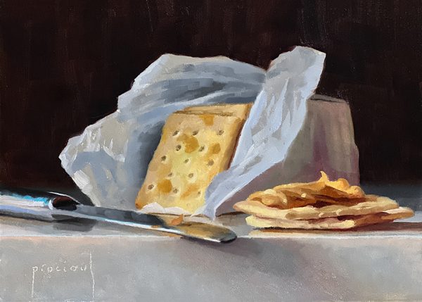 Painting Auction - Peanut Butter & Crackers