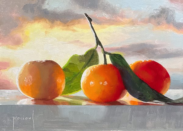 Painting Auction - Sunset glow
