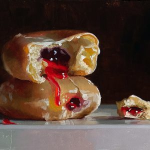 Gooey Jelly Glazed Donuts