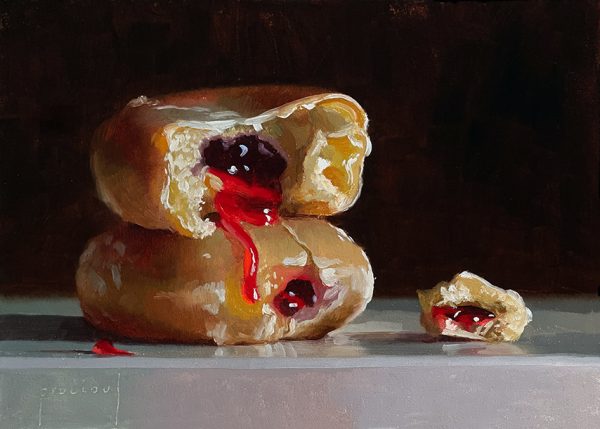 Gooey Jelly Glazed Donuts