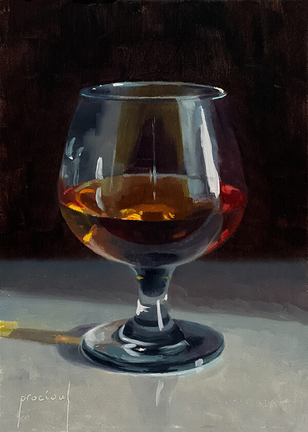 Painting Auction - Brandy, Neat