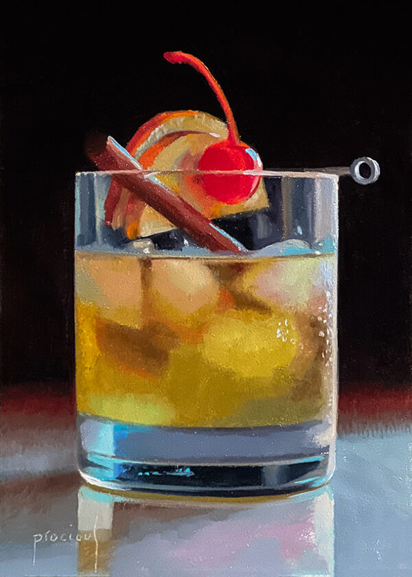 Painting Auction - Apple Pie Bourbon